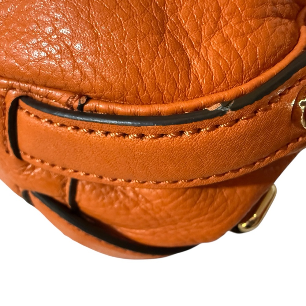 Michael Kors Burnt Orange Pebbled Leather Shoulder Hobo 🤩🧡 - Picture 8 of 13